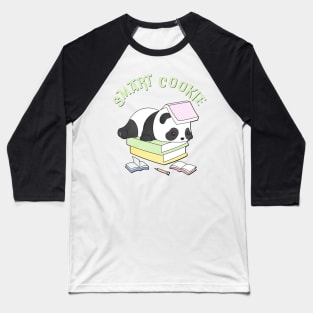 Cute Smart Cookie Sweet little reading tired panda hello cute baby outfit Baseball T-Shirt